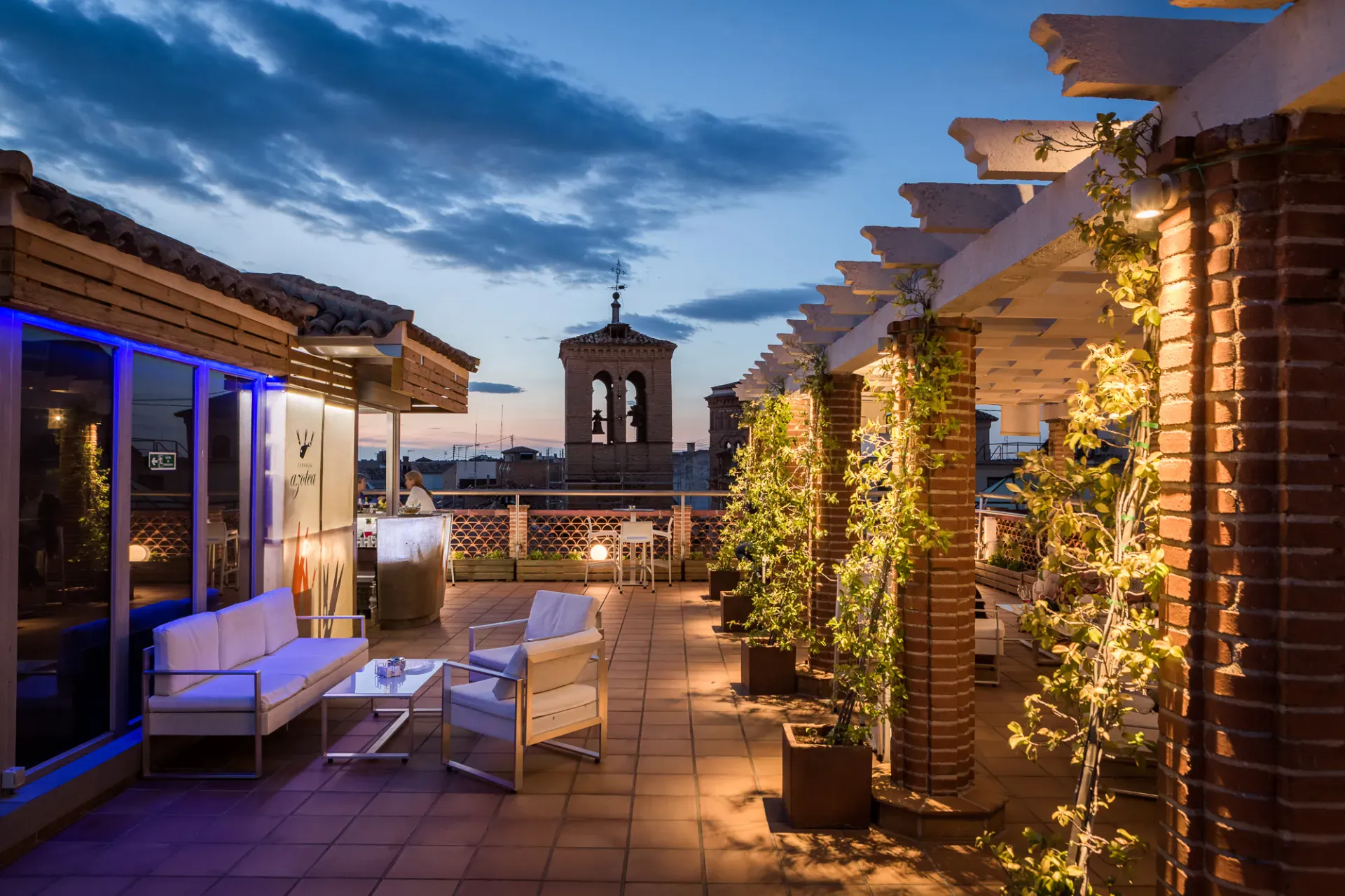 The terrace with the most spectacular views of the city